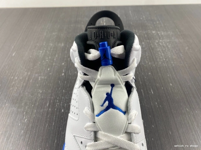Cheap Blue Retro Air Sport 6 (2014) 384664-107 Jordan 0716